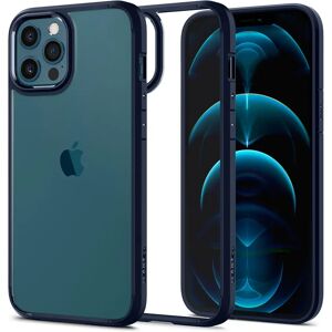 iPhone 12 / 12 Pro Spigen Ultra Hybrid Cover - Gennemsigtig / Blå