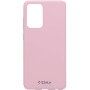 Samsung Galaxy A52/A52s (4G/5G) GEAR Onsala Collection Liquid Silikone Cover - Sand Pink