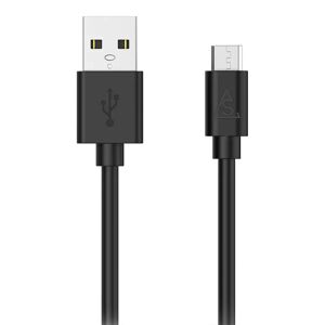 Smartline USB-A til Micro USB Kabel 1 m. - Sort