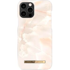 iDeal Of Sweden iPhone 12 / 12 Pro Fashion Case Rose Pearl Marble