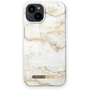 Ideal Of Sweden iPhone 13 Mini Fashion Case Golden Pearl Marble