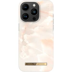 Ideal Of Sweden iPhone 14 Pro Fashion Case - Rose Pearl Marble