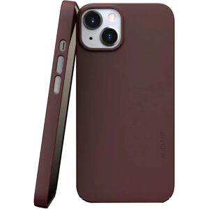 Nudient Thin Case V3 iPhone 13 Cover - Sangria Red