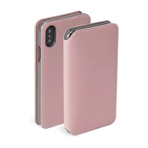 Krusell Pixbo 4 Card FolioCase iPhone Xs Max Læder Flip Cover - Pink