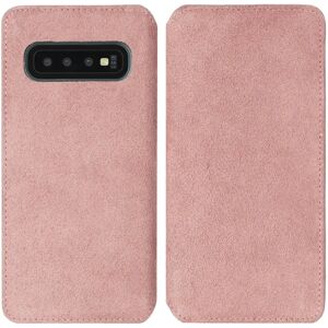 Krusell Broby Slim Wallet Samsung Galaxy S10+ (Plus) Ruskind Flip Cover - Pink