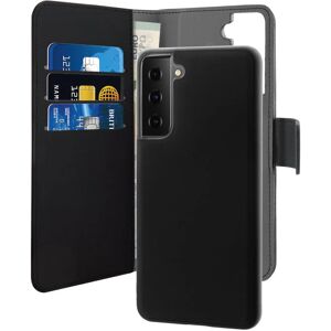 Samsung Galaxy S21 FE Puro Detachable 2-in-1 EcoLeather Wallet Cover - Sort