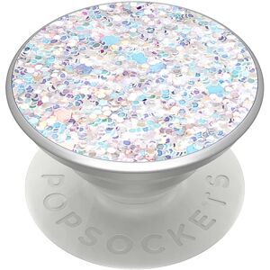 POPSOCKETS Premium PopGrip Hvid Glitter Sne Aftageligt Greb m. Holder & Stand