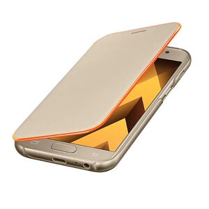 Original Samsung Galaxy A3 (2017) Neon Flip Cover EF-FA320PFEGWW Guld