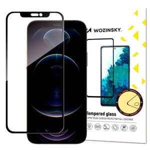 Wozinsky iPhone 14 Plus / 13 Pro Max Skærmbeskyttelse - Case-Friendly - Gennemsigtig m. Sort kant