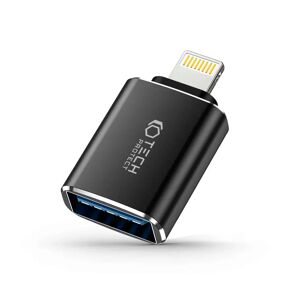 Tech-Protect Ultraboost Lightning til USB-A Adapter - Sort
