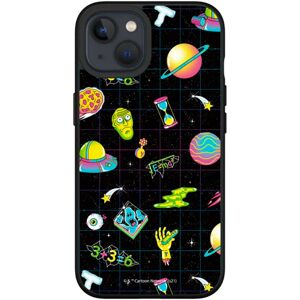 iPhone 13 RhinoShield SolidSuit Cover m. Rick and Morty - Space Pattern