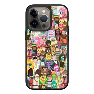 iPhone 13 Pro RhinoShield SolidSuit Cover m. Rick and Morty - Alien Parasites