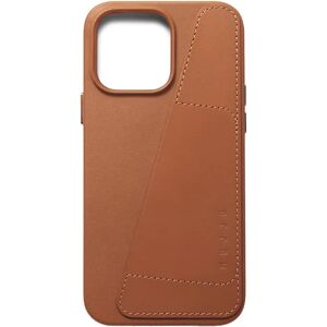 Mujjo iPhone 14 Pro Max Leather Wallet Case - Brun