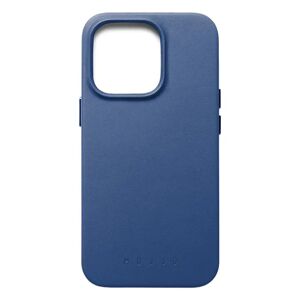 Mujjo iPhone 14 Pro Leather Case - MagSafe Kompatibel - Blå