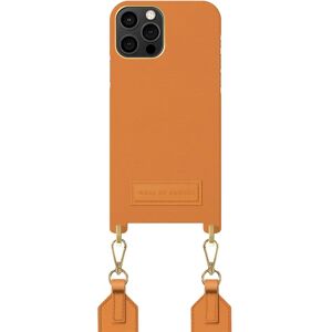 iDeal Of Sweden iPhone 12 / 12 Pro Athena Necklace Cover m. Lille Taske - Orange Sorbet