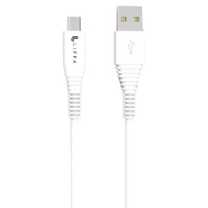 Lippa USB-A til Micro USB Kabel 12W - 1m - Hvid