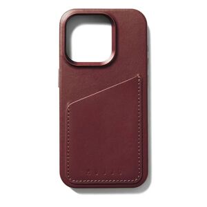 Mujjo iPhone 15 Pro Leather Wallet Case - MagSafe Kompatibel - Brun