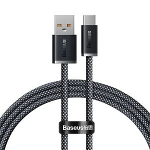 Baseus Dynamic Series USB-A til USB-C Kabel 100W - 1m - Sort