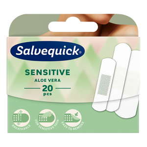 Salvequick Aloe Vera Sensitiv (20 stk)