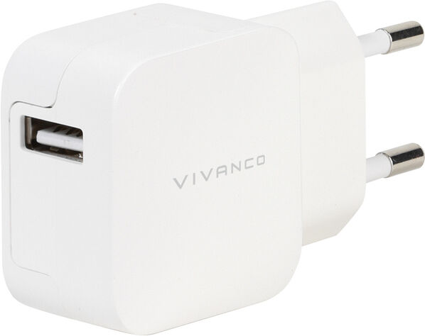 Vivanco Hurtiglader 1 X Usb-A 2.4a Vivanco Hurtiglader 1 X Usb-A 2.4a