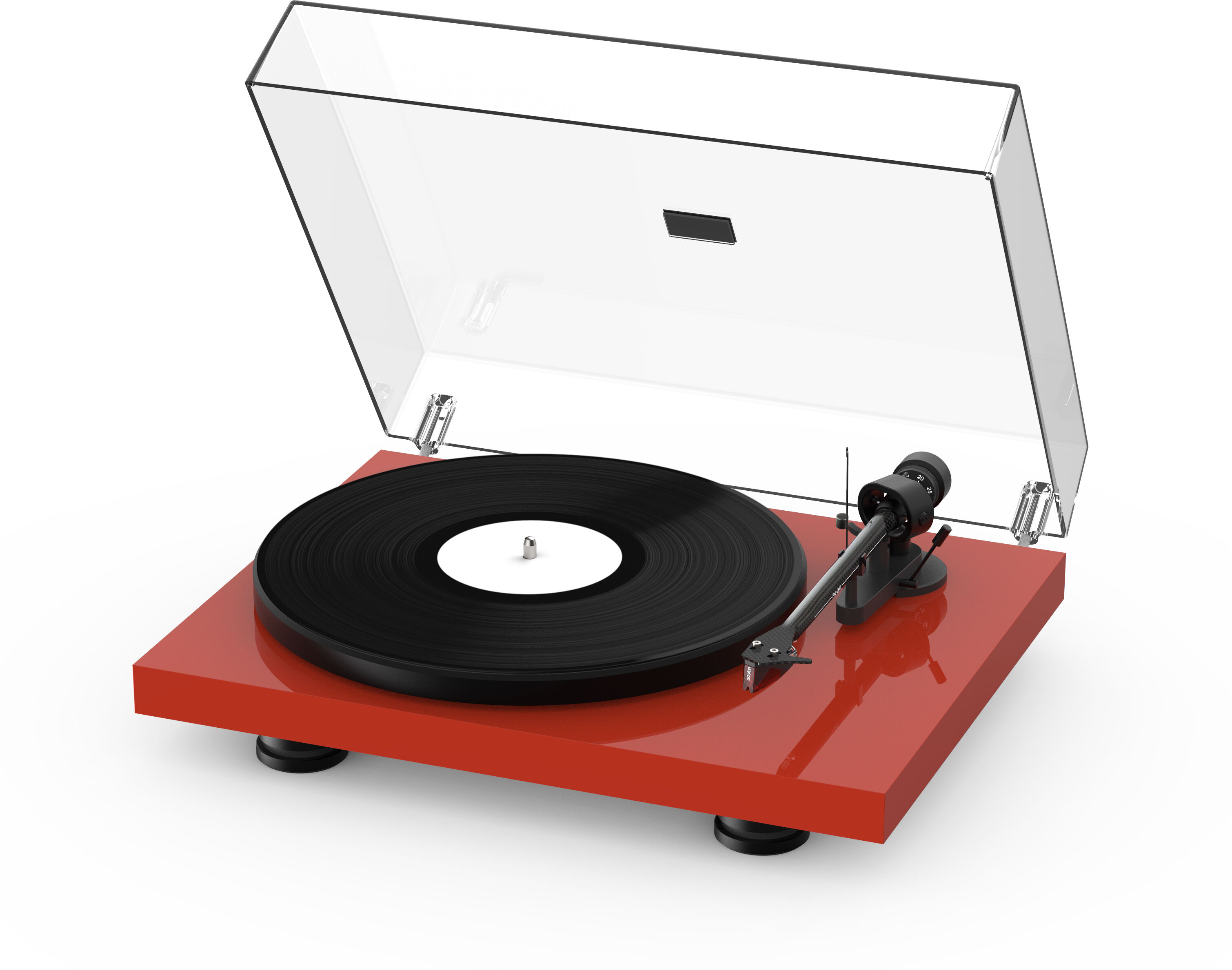 Pro-Ject Debut Carbon Evo 2m Red Rød High Gloss Pro-Ject Debut Carbon Evo 2m Red Rød High Gloss