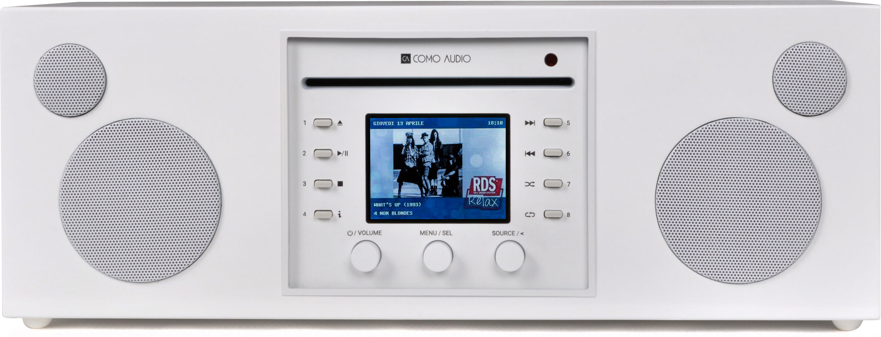 Como Audio Musica Hvid/hvid Como Audio Musica Hvid/hvid