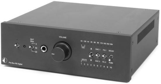 Pro-Ject Pre Box Rs Digital Black Pro-Ject Pre Box Rs Digital Black