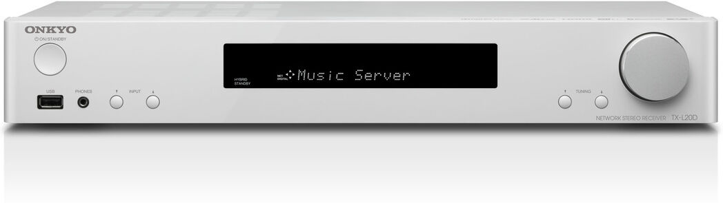 Onkyo Tx-L20d Stereo Netværksreceiver Hvid Onkyo Tx-L20d Stereo Netværksreceiver Hvid