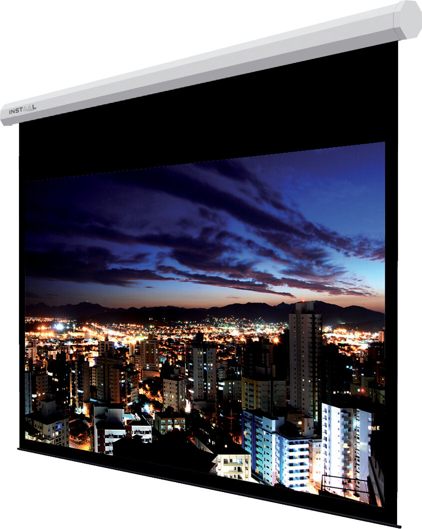 Instaal Automatisk Lærred Med Motor 300c Instaal Automatisk Lærred Med Motor 300c