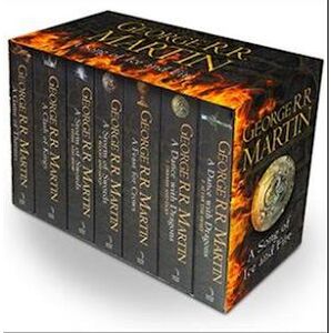 George R. R. Martin Game Of Thrones (Pb B-Format) Box - (Vol. 1-5) - (7 Books) - A Song Of Ice And Fire