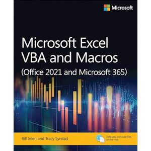 Bill Jelen Microsoft Excel Vba And Macros (Office 2021 And Microsoft 365)