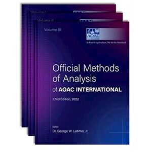 Official Methods Of Analysis Of Aoac International