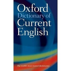 Oxford University Press Oxford Dictionary Of Current English