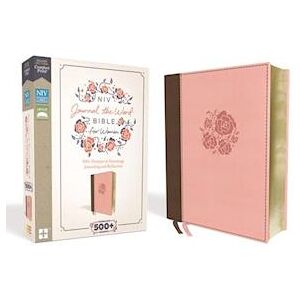 Zondervan Niv, Journal The Word Bible For Women, Leathersoft, Pink, Red Letter Edition, Comfort Print