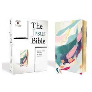 Zondervan The Jesus Bible, Niv Edition, Leathersoft, Multi-Color/teal, Comfort Print