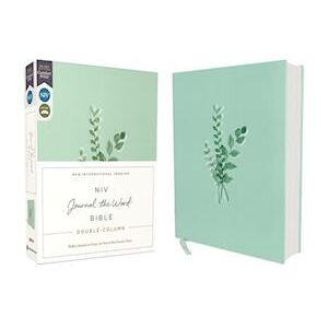 Zondervan Niv, Journal The Word Bible, Double-Column, Cloth Over Board, Teal, Red Letter Edition, Comfort Print