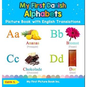 Edith S My First Danish Alphabets Picture Book With English Translations