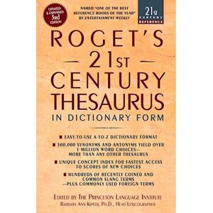 Barbara Ann Kipfer Roget'S 21st Century Thesaurus