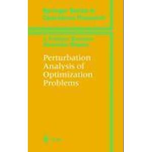 Alexander Shapiro Perturbation Analysis Of Optimization Problems