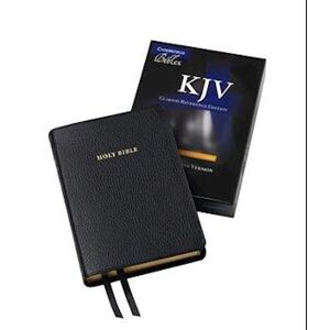 Not Available Kjv Clarion Reference Bible, Black Calf Split Leather, Kj484:X Black Calf Split Leather