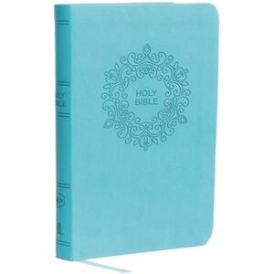 Thomas Nelson Nkjv, Value Thinline Bible, Compact, Imitation Leather, Blue, Red Letter Edition