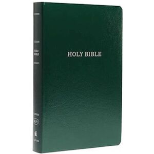 Thomas Nelson Kjv, Gift And Award Bible, Imitation Leather, Green, Red Letter Edition