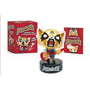 Sanrio Aggretsuko Figurine And Illustrated Book