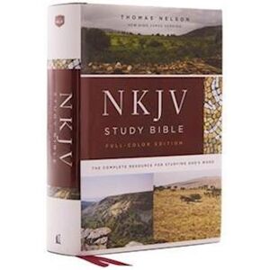 Thomas Nelson Nkjv Study Bible, Hardcover, Full-Color, Red Letter Edition, Comfort Print