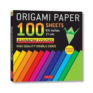 Origami Paper 100 Sheets Rainbow Colors 8 1/4