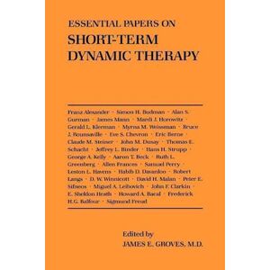 Essential Foods Papers On Short-Term Dynamic Therapy