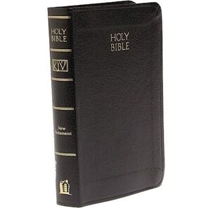 Thomas Nelson Kjv, Vest Pocket New Testament And   Psalms, Leathersoft, Black, Red Letter