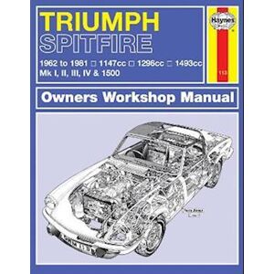 Haynes Publishing Triumph Spitfire Owner'S Workshop Manual