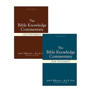 Roy B. Zuck Bible Knowledge Commentary (2 Volume Set)