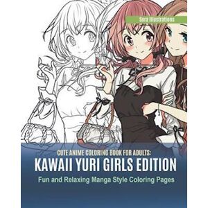 Sora Illustrations Cute Anime Coloring Book For Adults